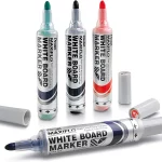 Pentel MWL5M Maxiflo Medium Bullet Tip Whiteboard Marker, Assorted (Pack of 4)