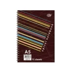 A5 Side Spiral Notebook, 70Sheets (FSNBSA570)