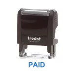 Trodat Printy 4911 Stamp "PAID" - Blue