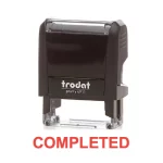 Trodat Printy 4911 Stamp "COMPLETED" - Red