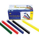 PSI 8mm Comb Binding Rings 100-box Black